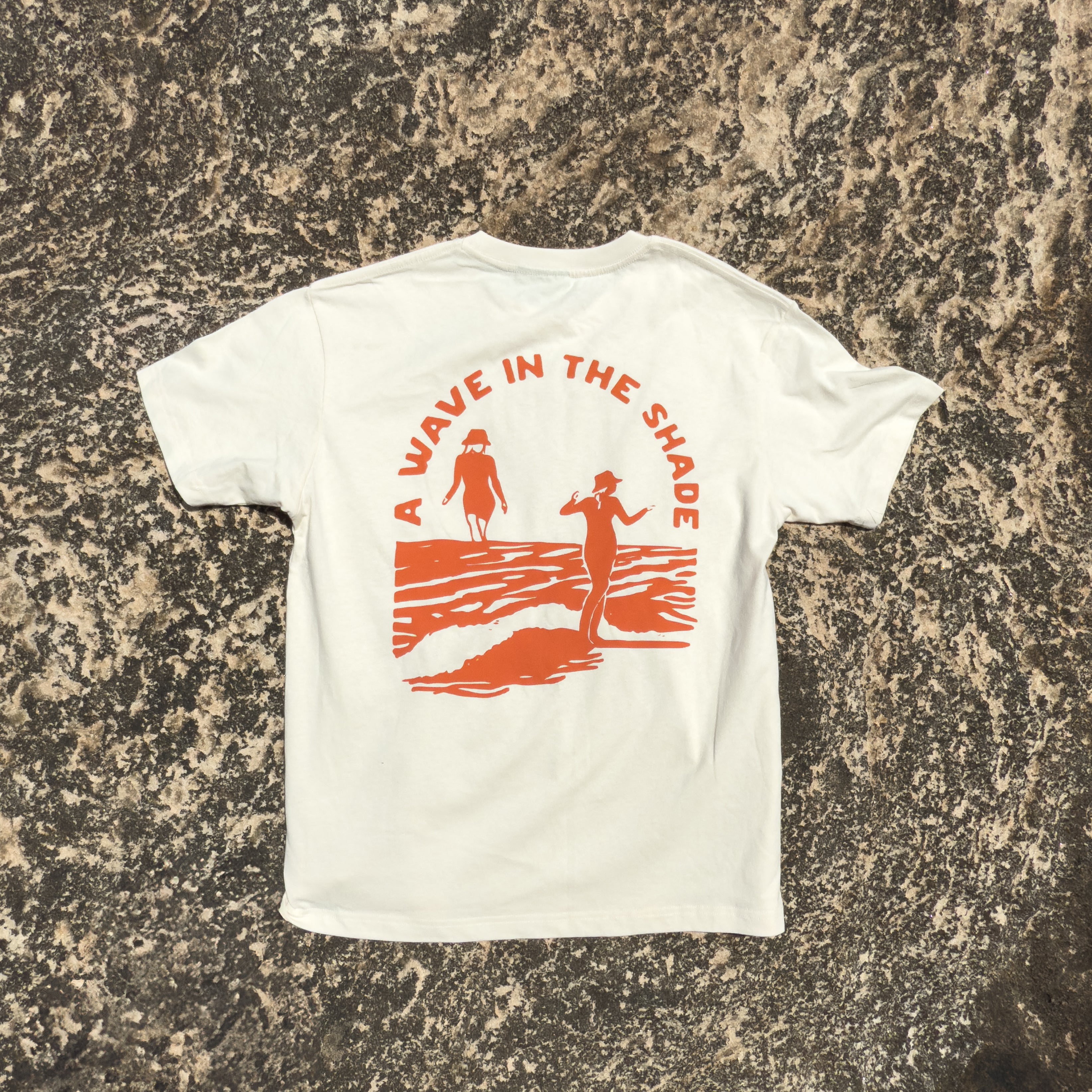 Wave Shade Relaxed Tee - Natural