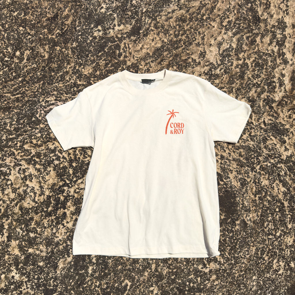 Wave Shade Relaxed Tee - Natural